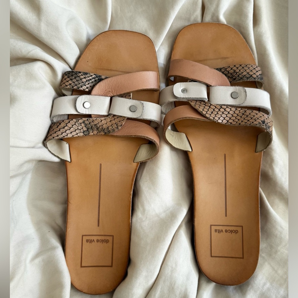 Dolce Vita Multi-Color Strappy Sandals